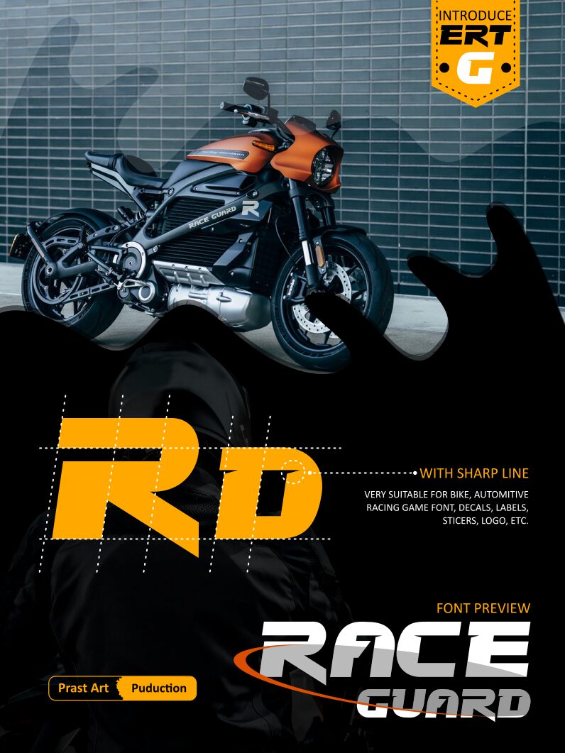 Race Guard Czcionka
