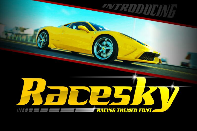 Racesky Schriftart