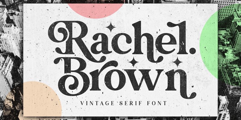 Rachel Brown Schriftart