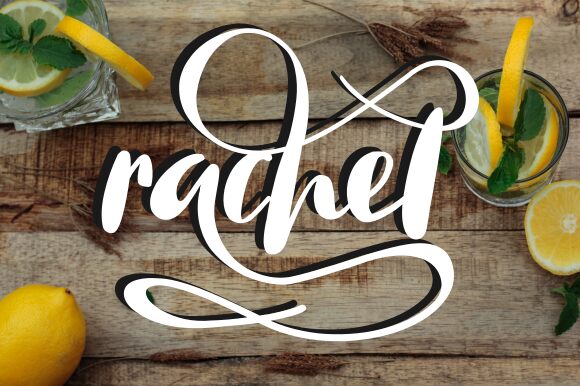 rachel Schriftart