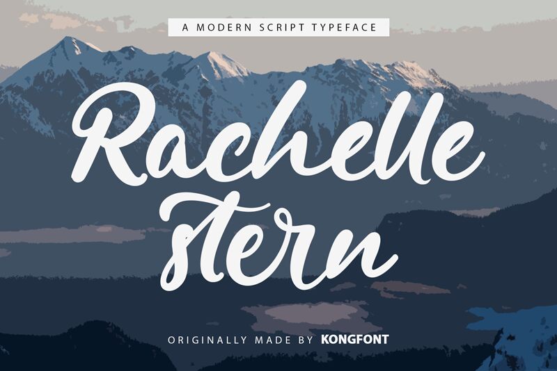 Rachelle Stern Schriftart