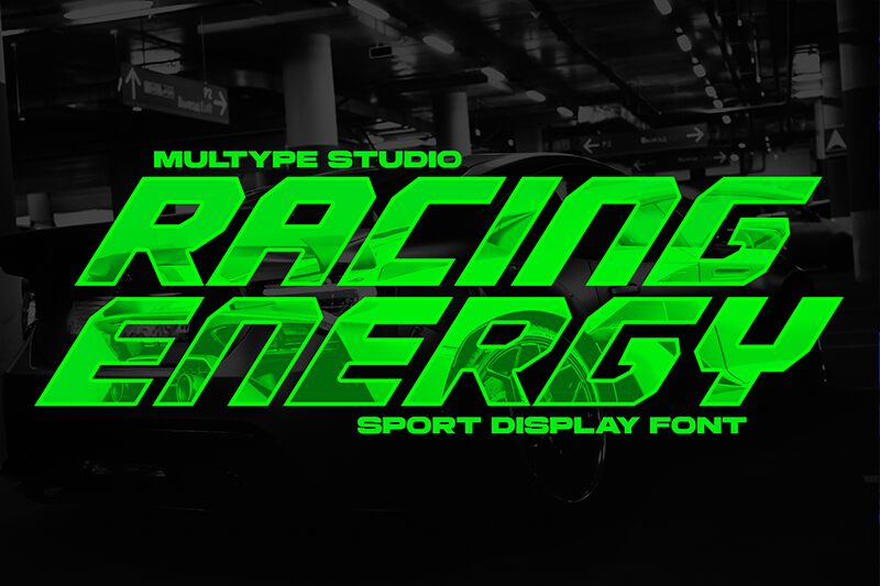 Racing Energy Schriftart