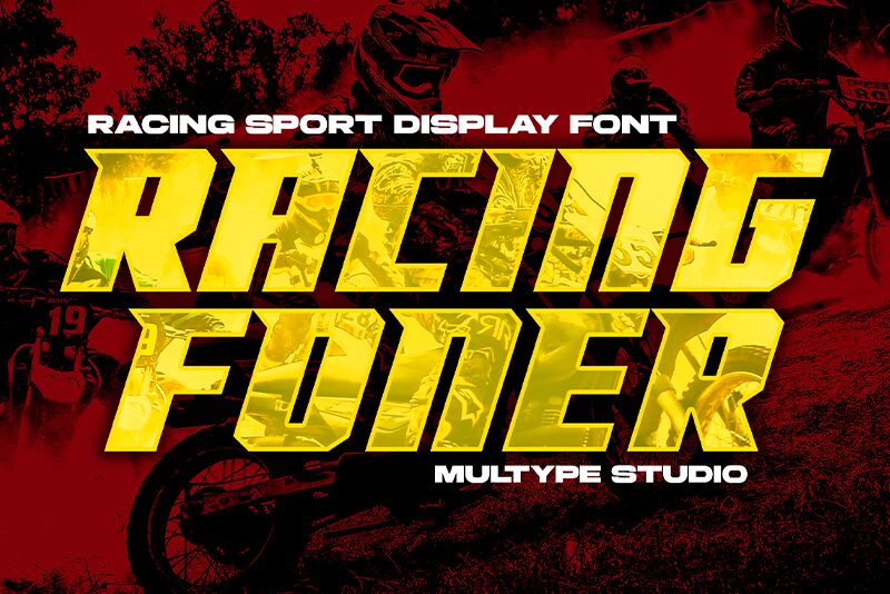Racing Foner Schriftart