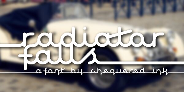 Radiator Falls Czcionka