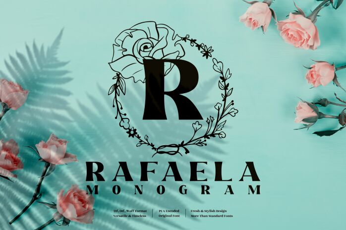 Rafaela Monogram Czcionka