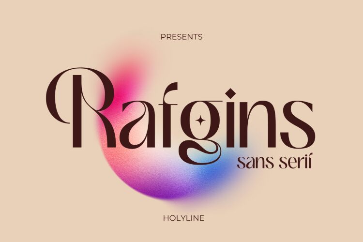 Rafgins Schriftart