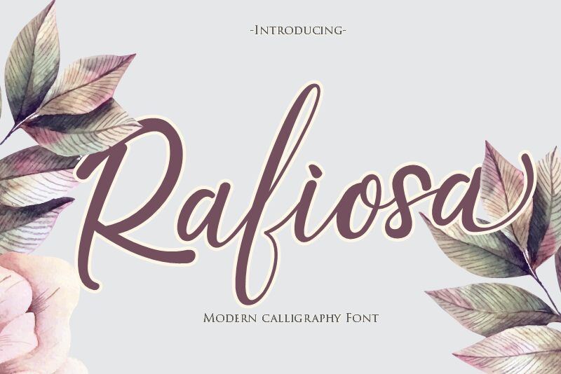 Rafiosa Czcionka