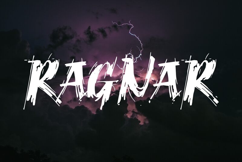 Ragnar Brush Schriftart