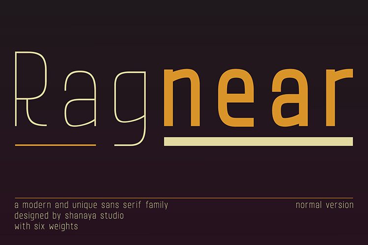 Ragnear Schriftart