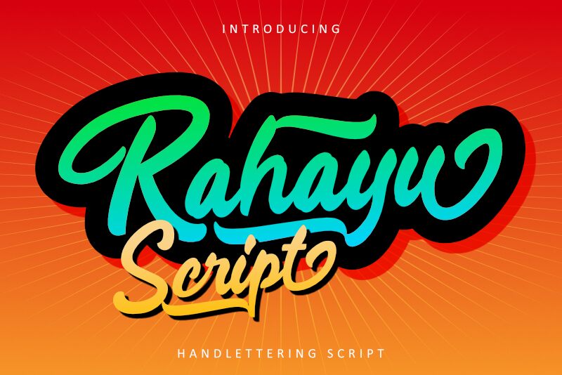 Rahayu Script Carattere