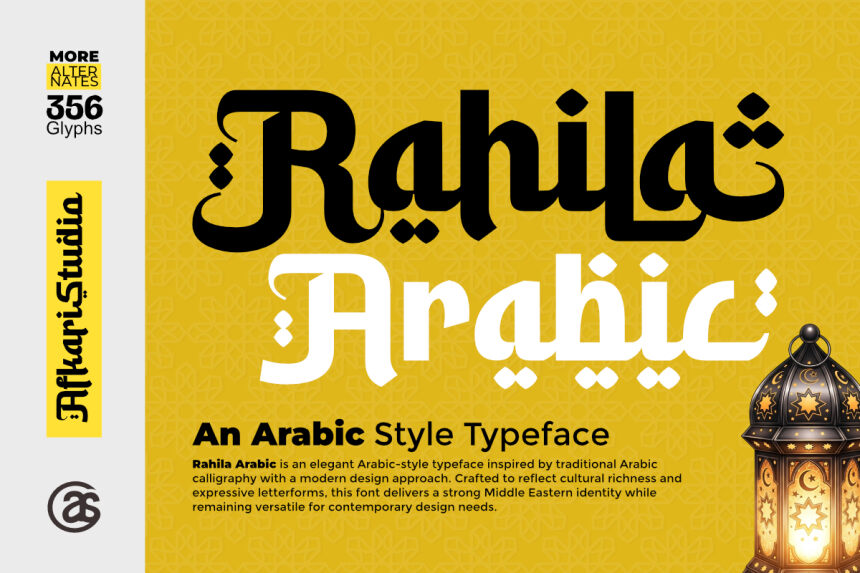 Rahila Arabic Regular — Font presentation