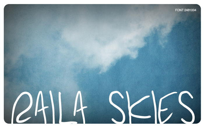 Raila Skies Czcionka