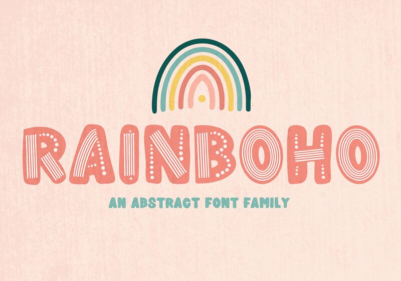Rainboho Schriftart