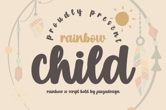 Rainbow Child Schriftart