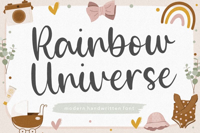 Rainbow Universe フォント