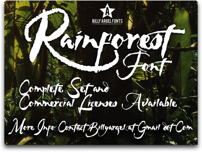 RAINFOREST Carattere