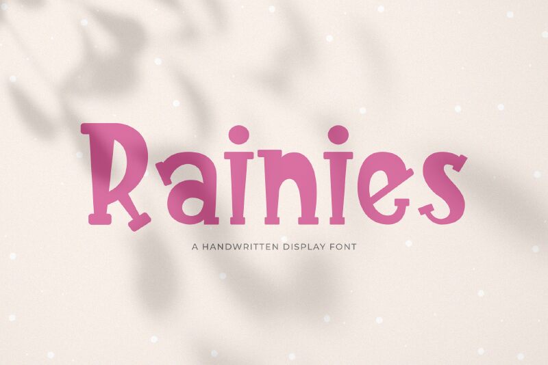 Rainies Schriftart