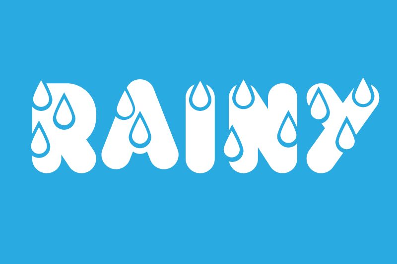 Rainy Font Czcionka