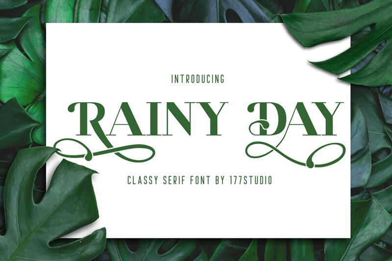 RAINY DAY Schriftart