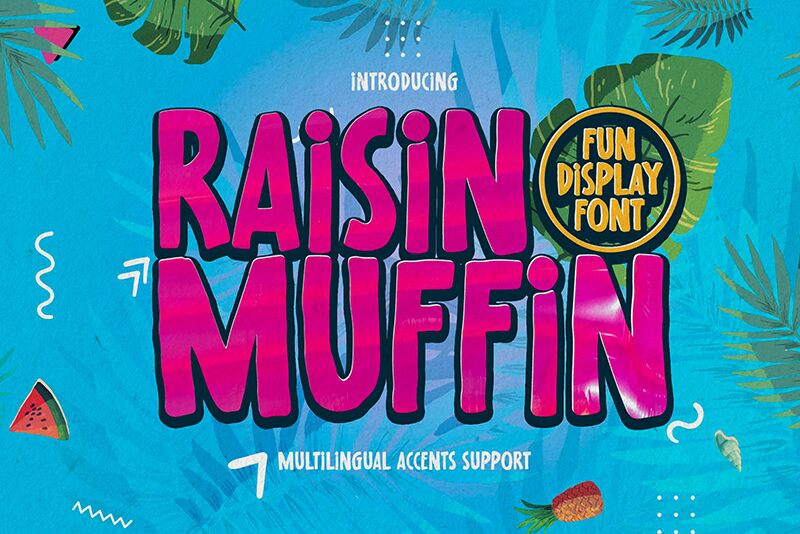 Raisin Muffin الخط 