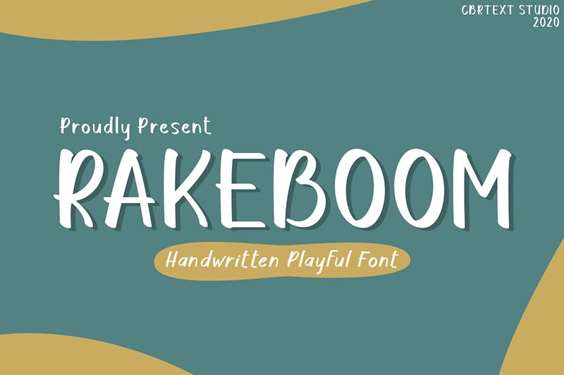 RAKEBOOM Czcionka