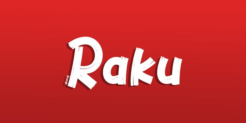 Raku Czcionka