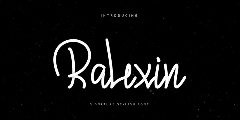 Ralexin Schriftart