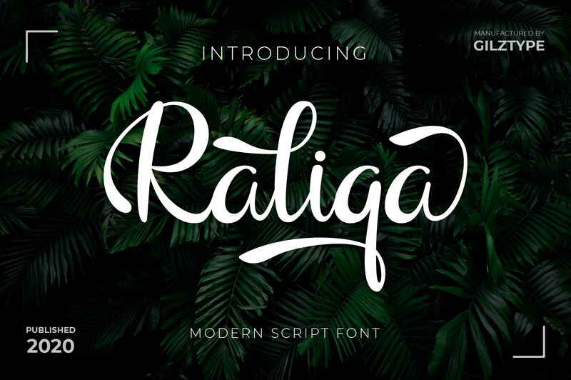 Raliqa Schriftart