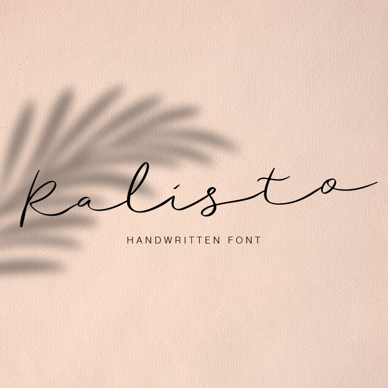 Ralisto Schriftart