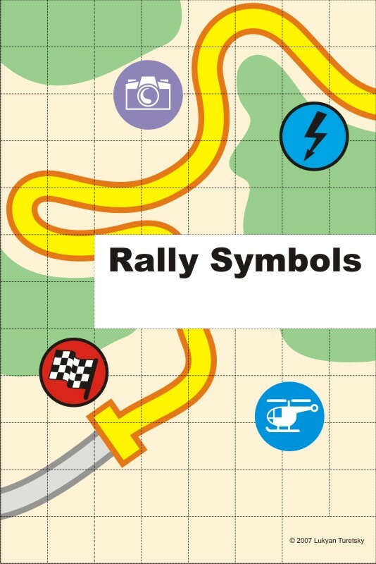 Rally Symbols Czcionka