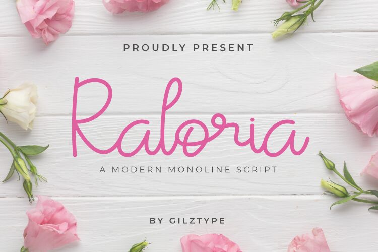 Raloria Schriftart
