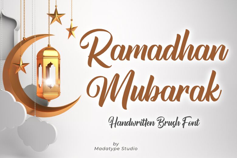 Ramadhan Mubarak Druh písma