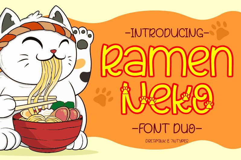 Ramen Neko Czcionka