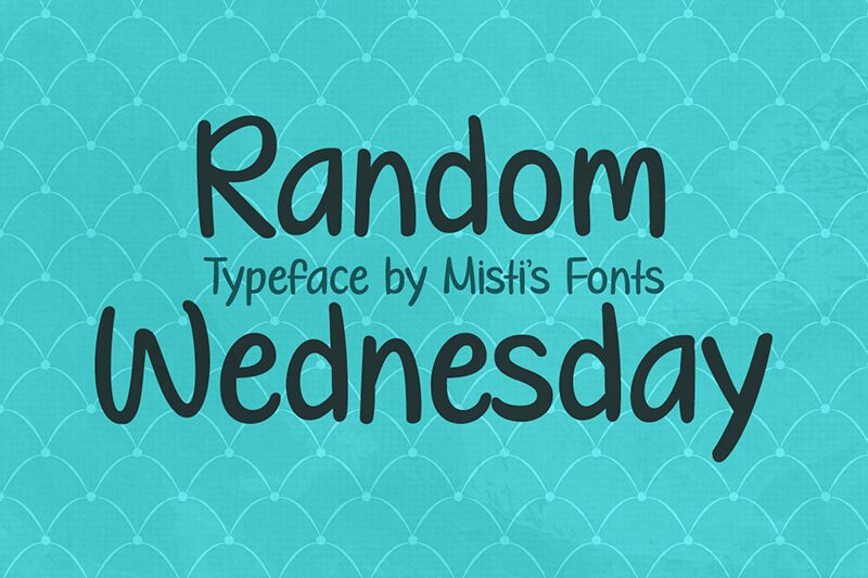 Random Wednesday Schriftart