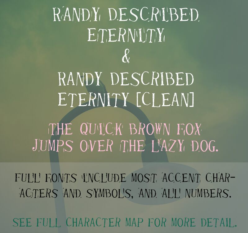 Randy Described Eternity Schriftart