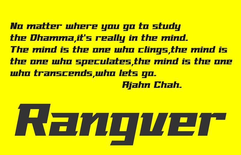 Rangver Druh písma