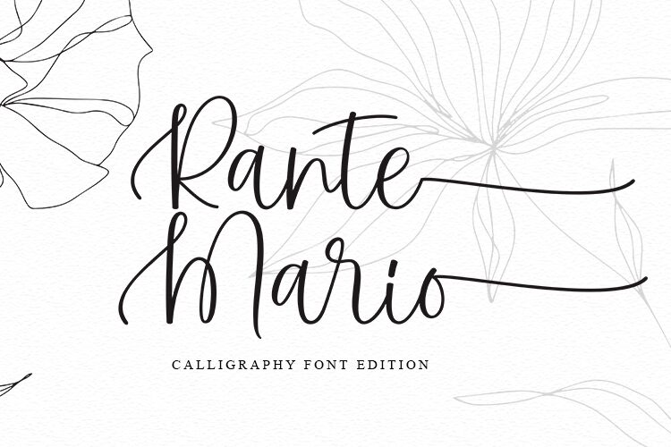 Rante Mario Schriftart