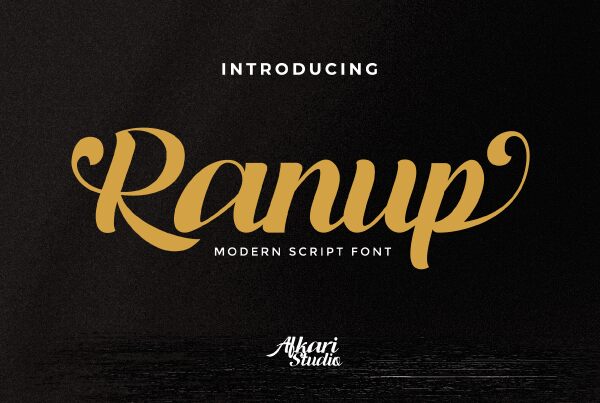 Ranup Schriftart