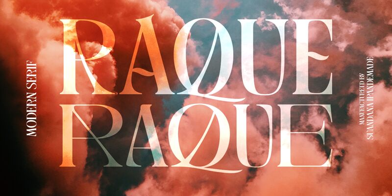 Raque Schriftart