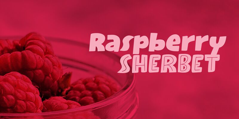 Raspberry Sherbet Czcionka