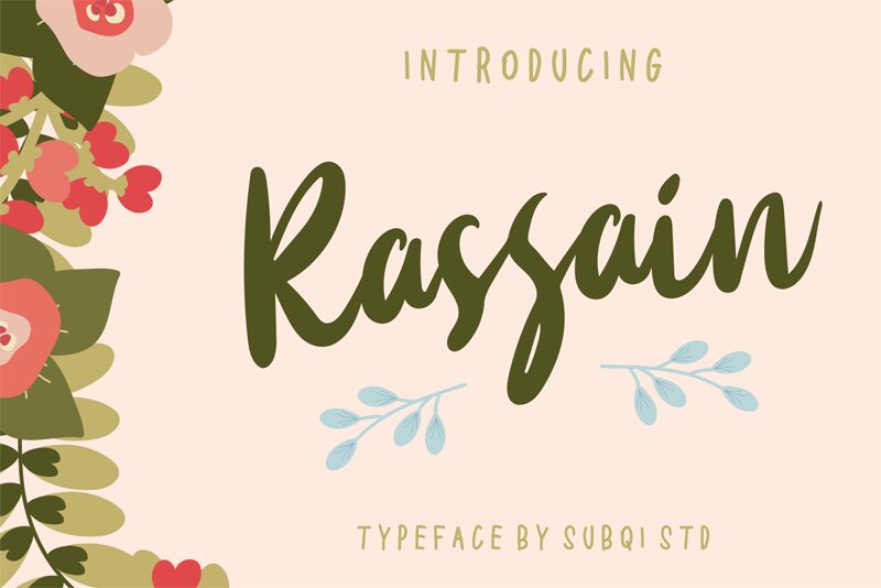 Rassain Schriftart