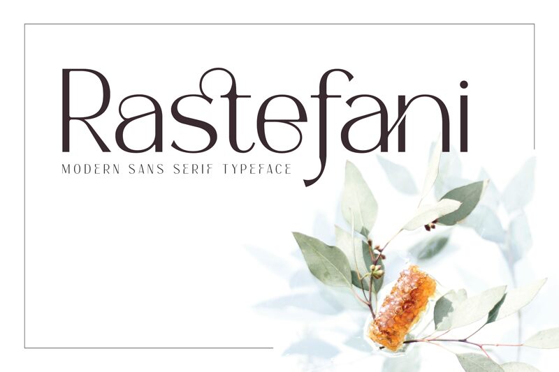 Rastefani Schriftart