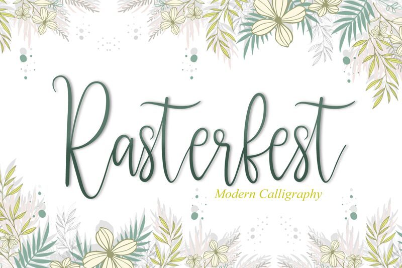 Rasterfest Czcionka