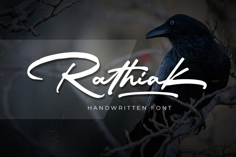 Rathiak Schriftart