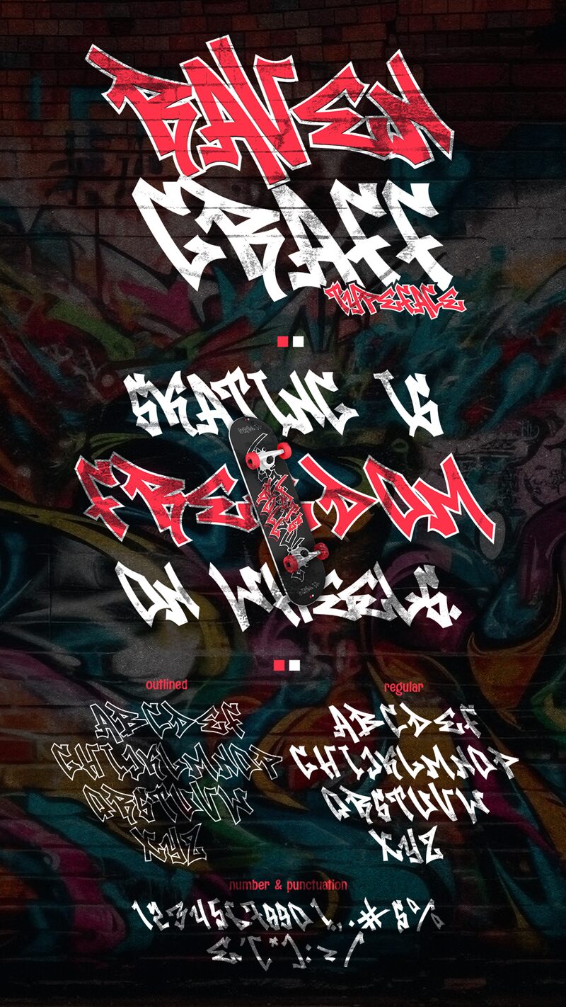 Raven Graff Druh písma