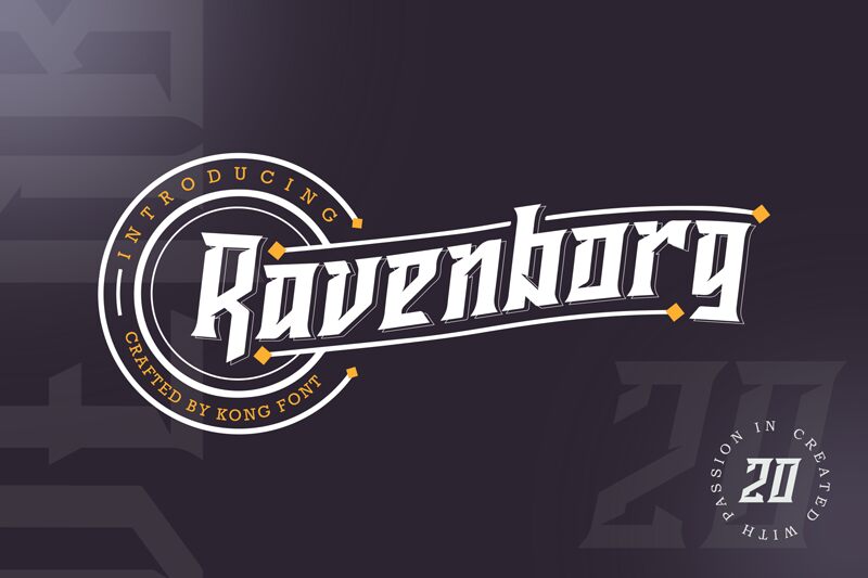 Ravenborg Schriftart