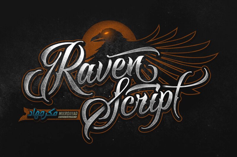 Raven Script Czcionka