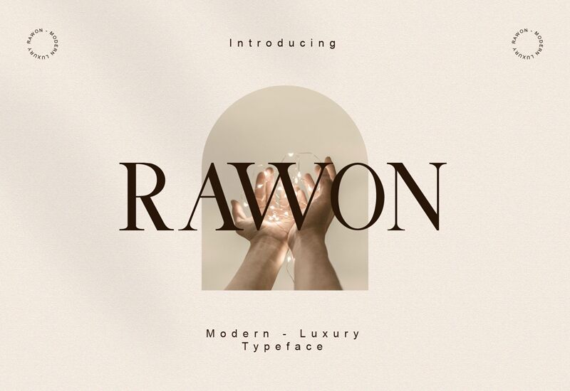 Rawon Schriftart