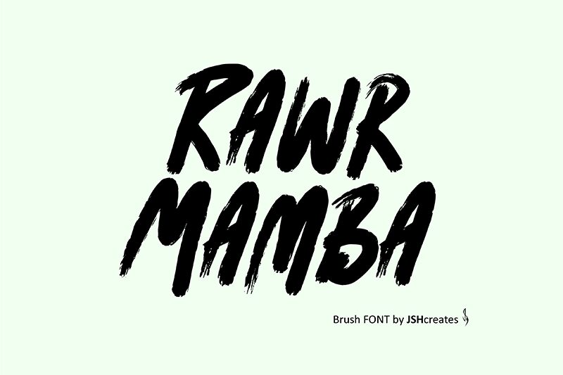Rawr Mamba Schriftart