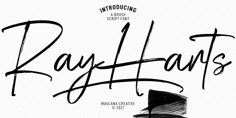 Ray Harts Schriftart